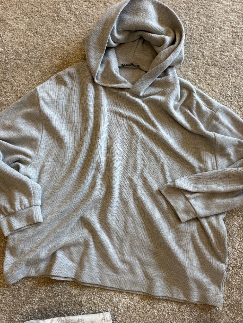 ZARA RIBBED HOODIE